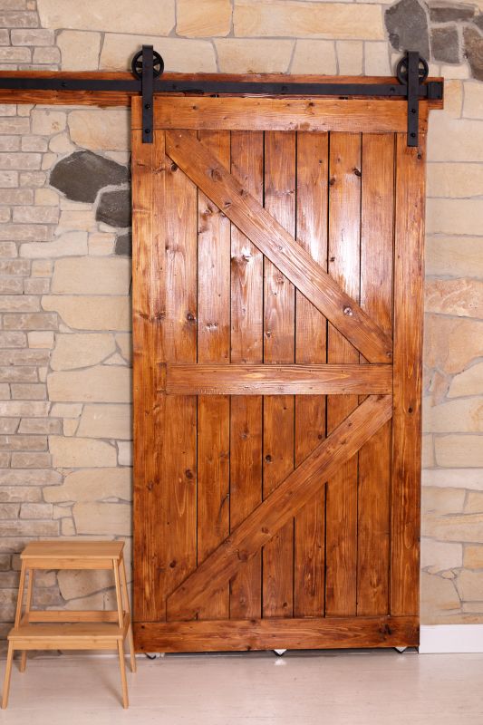 Wood Sliding Door Installation in Alpharetta, GA